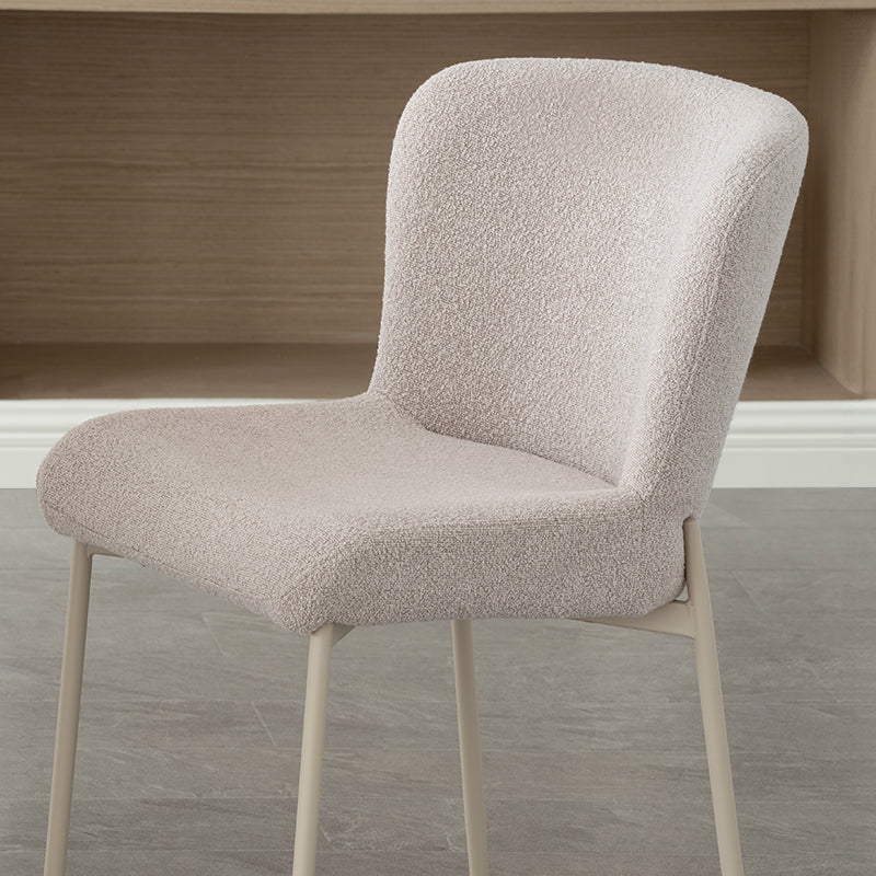 Chaise de Salle à Manger Joslyn [Lot de 2] [Tissu Bouclette]