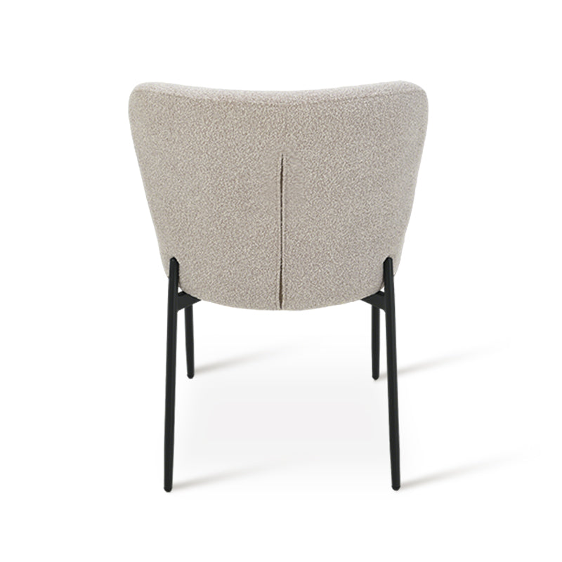 Chaise de Salle à Manger Joslyn [Lot de 2] [Tissu Bouclette]