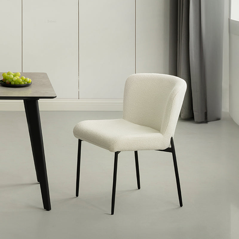 Chaise de Salle à Manger Joslyn [Lot de 2] [Tissu Bouclette]