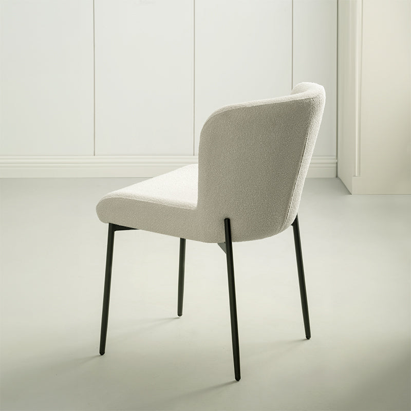 Chaise de Salle à Manger Joslyn [Lot de 2] [Tissu Bouclette]