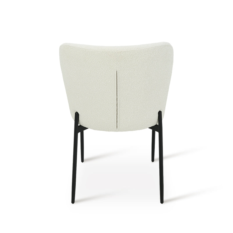 Chaise de Salle à Manger Joslyn [Lot de 2] [Tissu Bouclette]