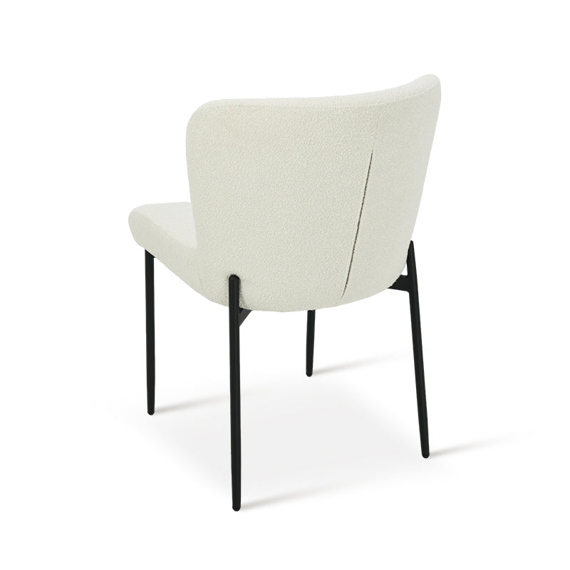 Chaise de Salle à Manger Joslyn [Lot de 2] [Tissu Bouclette]