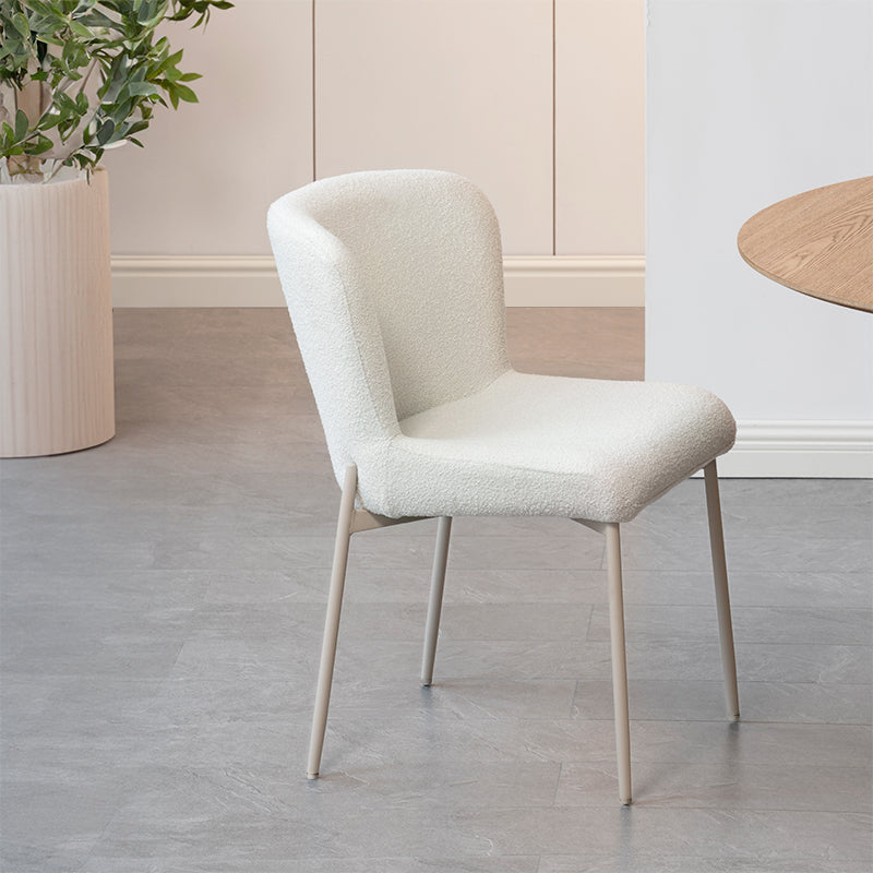 Chaise de Salle à Manger Joslyn [Lot de 2] [Tissu Bouclette]
