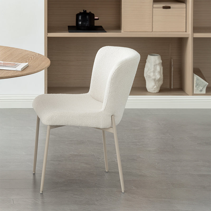 Chaise de Salle à Manger Joslyn [Lot de 2] [Tissu Bouclette]