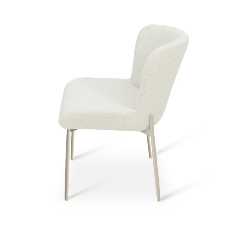 Chaise de Salle à Manger Joslyn [Lot de 2] [Tissu Bouclette]