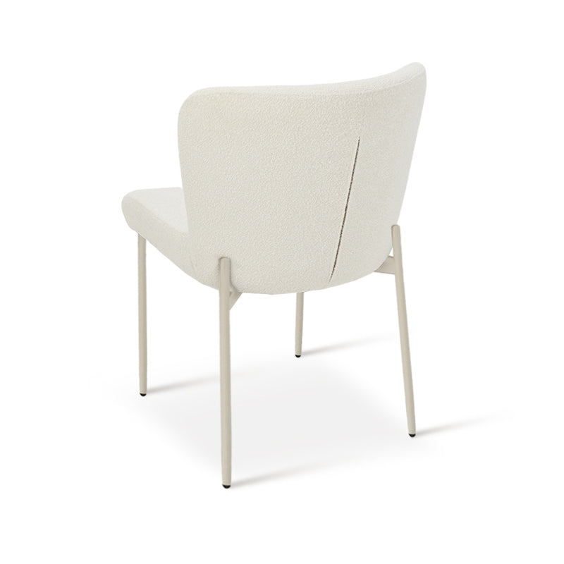 Chaise de Salle à Manger Joslyn [Lot de 2] [Tissu Bouclette]