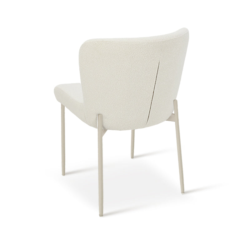 Chaise de Salle à Manger Joslyn [Lot de 2] [Tissu Bouclette]