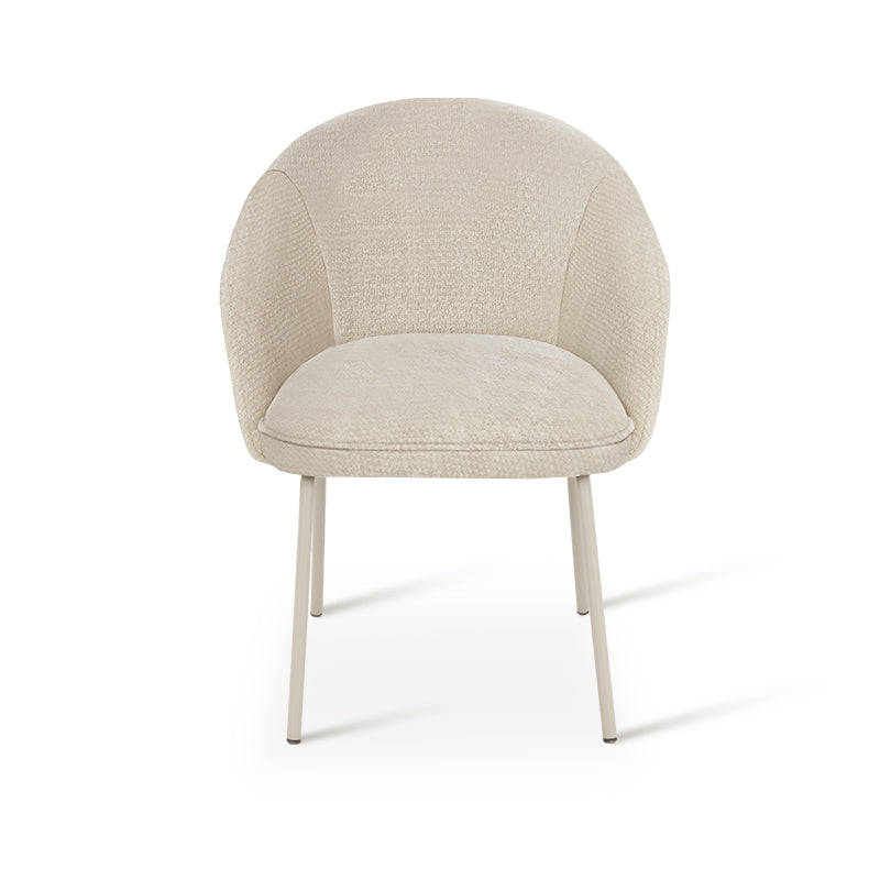 Fauteuil salle à manger Beatrix M [Chenille][Lot de 2]