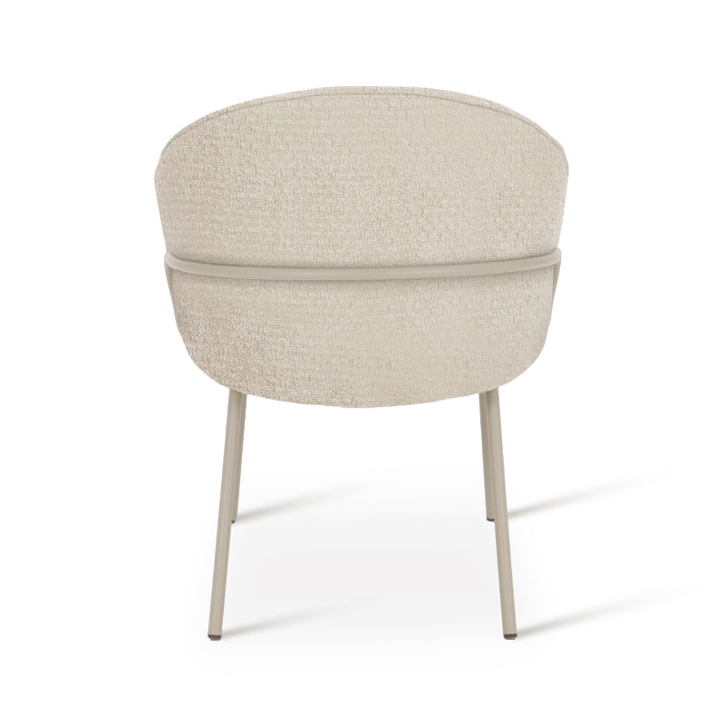 Fauteuil salle à manger Beatrix M [Chenille][Lot de 2]
