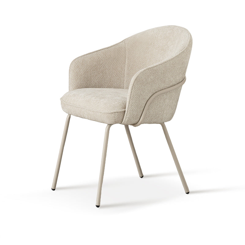 Fauteuil salle à manger Beatrix M [Chenille][Lot de 2]