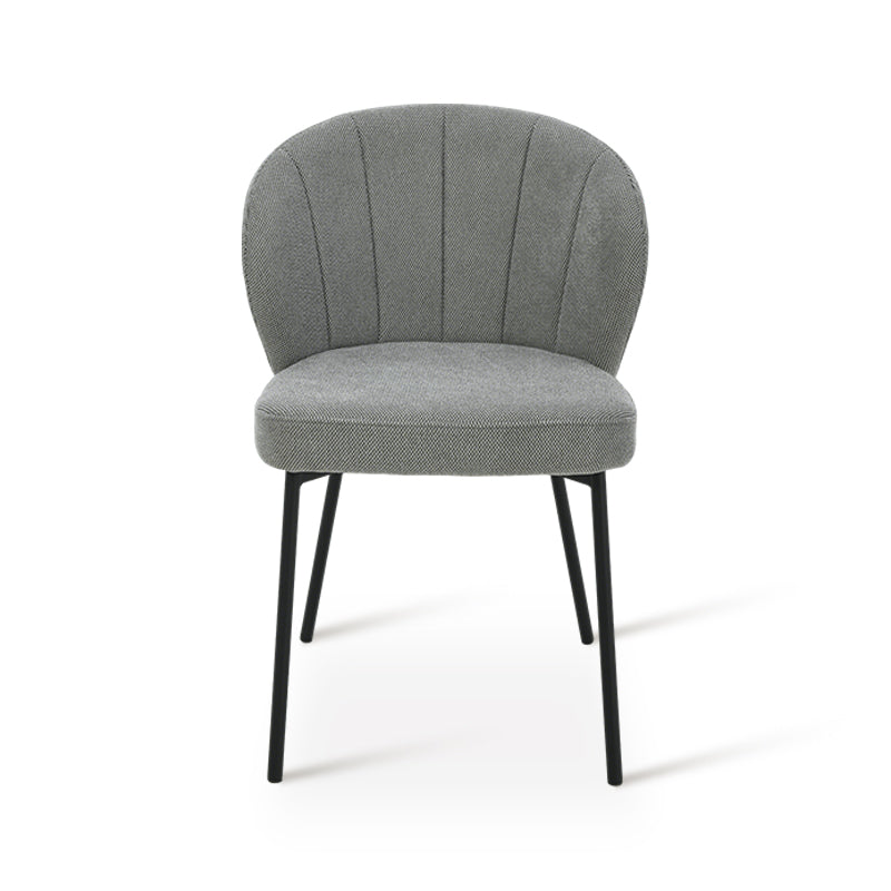 Chaise de salle à manger Seraphina [Chenille][Tissu effet lin][Lot de 2]