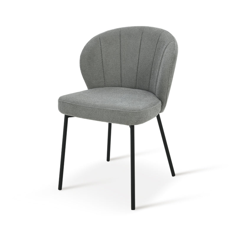 Chaise de salle à manger Seraphina [Chenille][Tissu effet lin][Lot de 2]