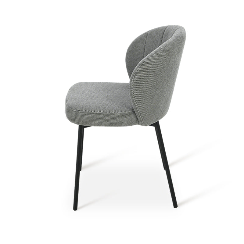 Chaise de salle à manger Seraphina [Chenille][Tissu effet lin][Lot de 2]