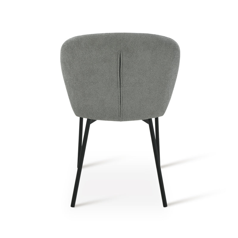 Chaise de salle à manger Seraphina [Chenille][Tissu effet lin][Lot de 2]