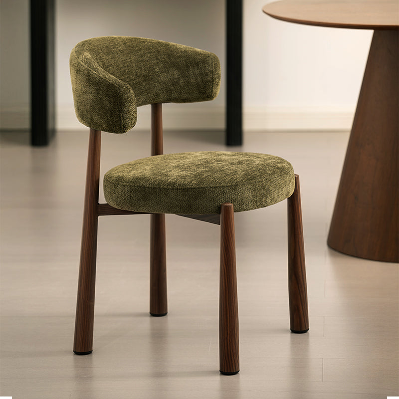 Chaise de salle à manger Lexine [Lot de 2] [Tissu effet linn]