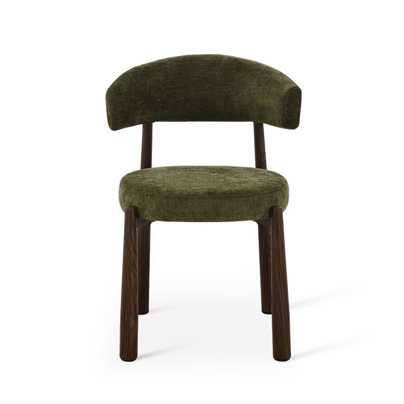 Chaise de salle à manger Lexine [Lot de 2] [Tissu effet linn]