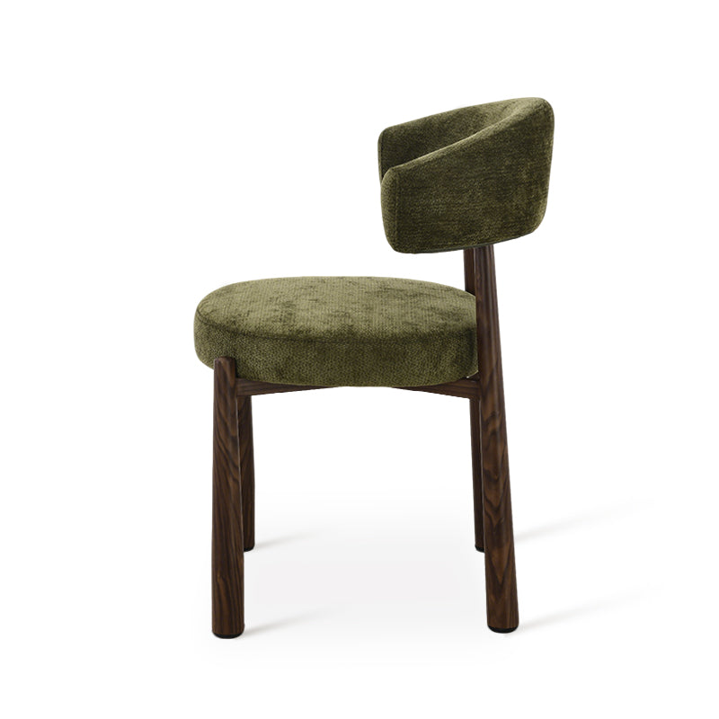 Chaise de salle à manger Lexine [Lot de 2] [Tissu effet linn]