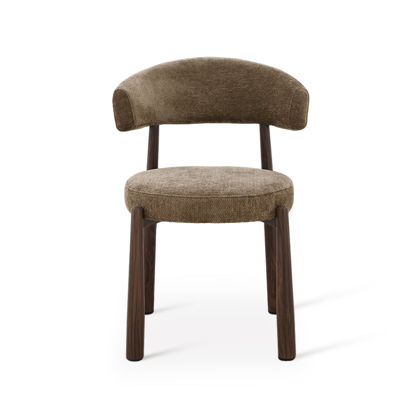 Chaise de salle à manger Lexine [Lot de 2] [Tissu effet linn]