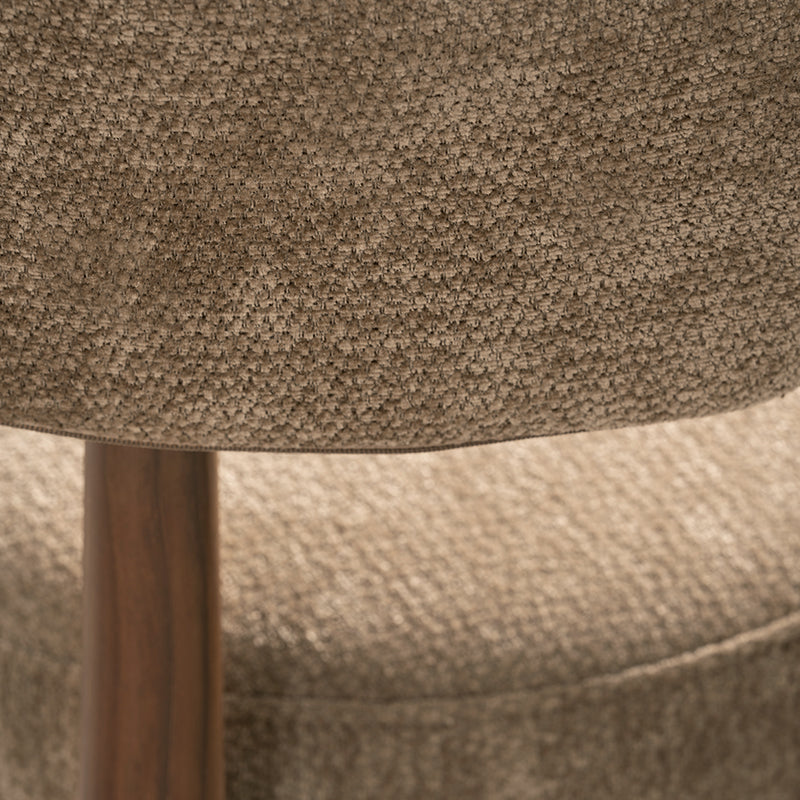 Chaise de salle à manger Lexine [Lot de 2] [Tissu effet linn]