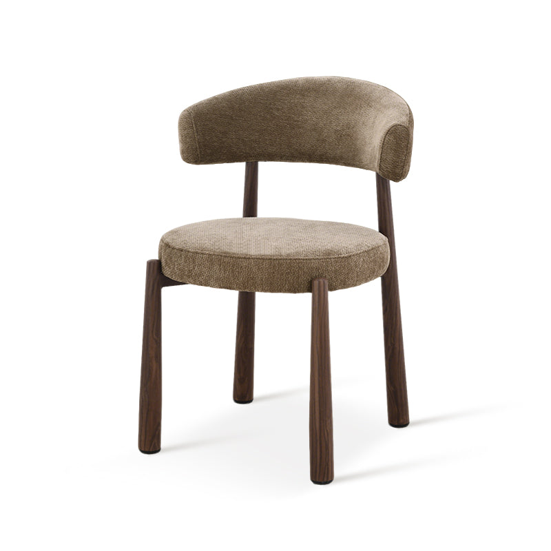 Chaise de salle à manger Lexine [Lot de 2] [Tissu effet linn]