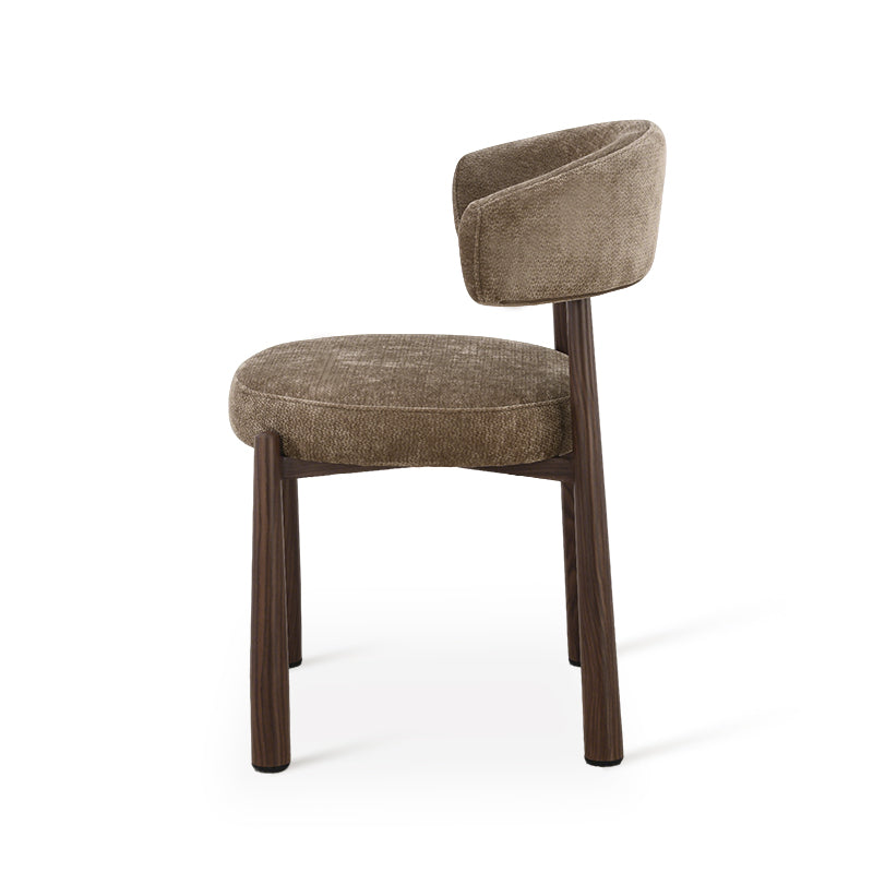Chaise de salle à manger Lexine [Lot de 2] [Tissu effet linn]