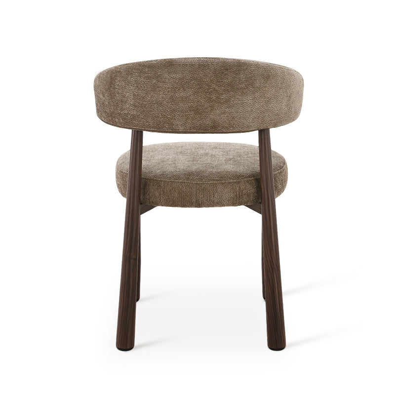 Chaise de salle à manger Lexine [Lot de 2] [Tissu effet linn]