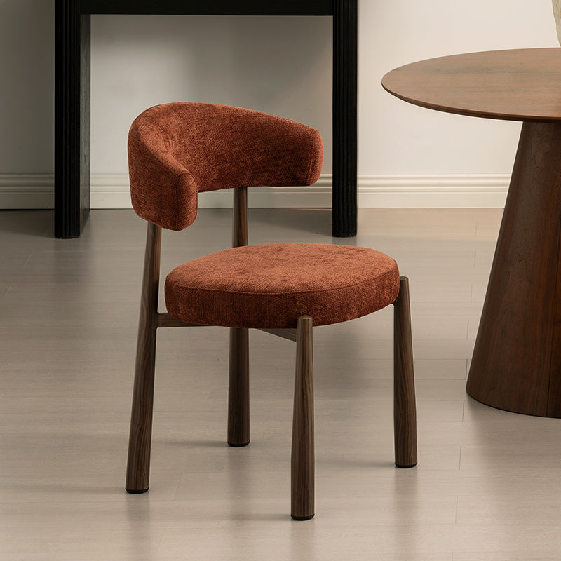 Chaise de salle à manger Lexine [Lot de 2] [Tissu effet linn]