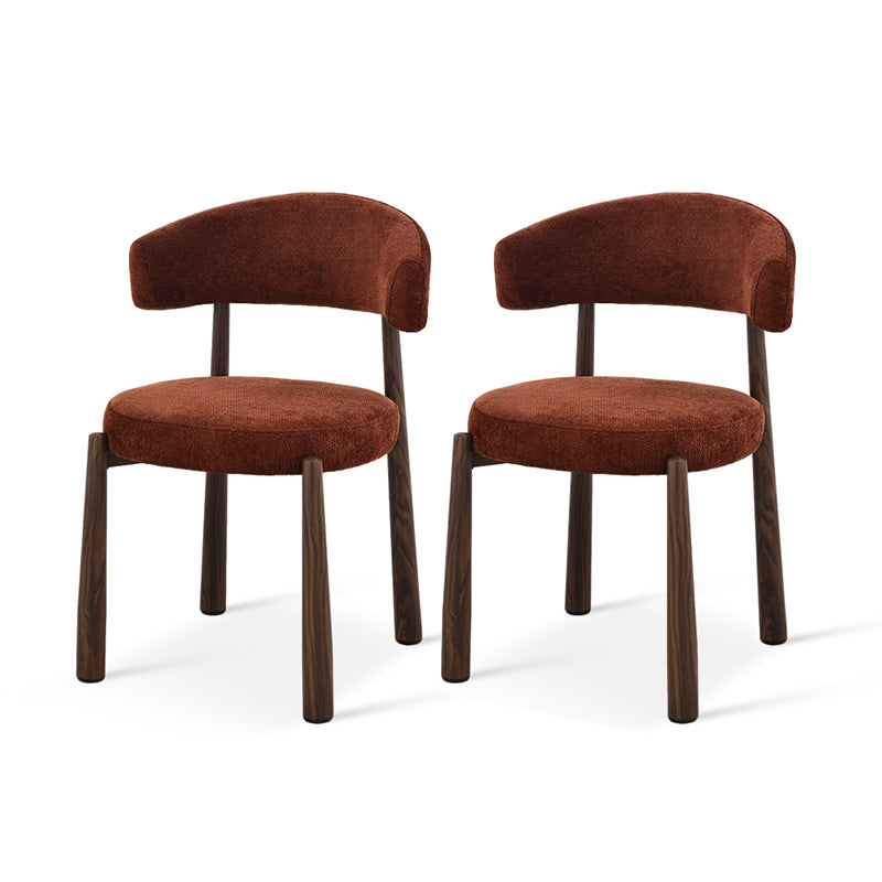Chaise de salle à manger Lexine [Lot de 2] [Tissu effet linn]