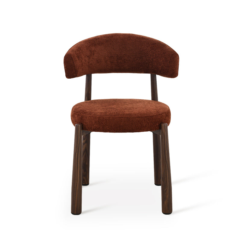 Chaise de salle à manger Lexine [Lot de 2] [Tissu effet linn]