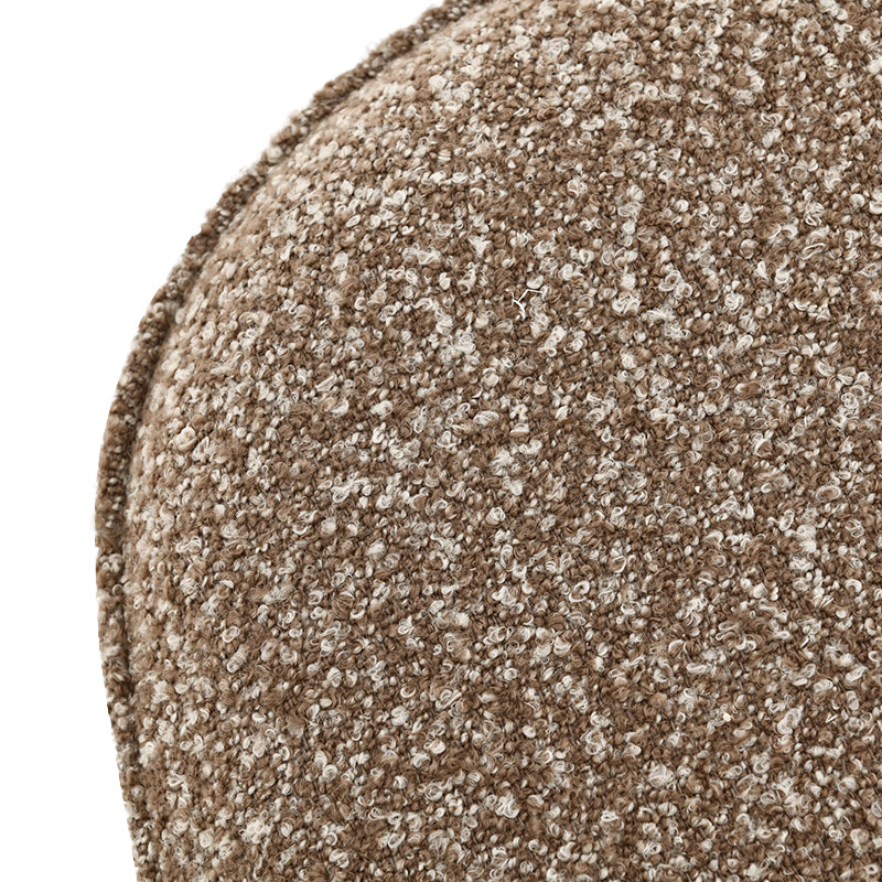 Chaise de salle à manger Danica [lot de 1] [tissu bouclé][argenté]