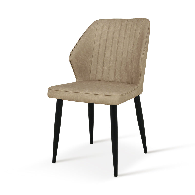 Chaise de Salle à Manger Aleena [Lot de 2] [Simili cuir]