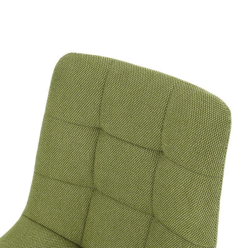 Chaise de Salle à Manger Aoife [Lot de 2] [Tissu effet lin] [Jambes de couleur claire]