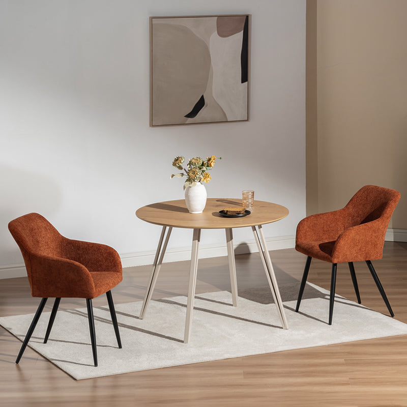 Fauteuil salle à manger Frazer [Lot de 2] [Tissu en lin]