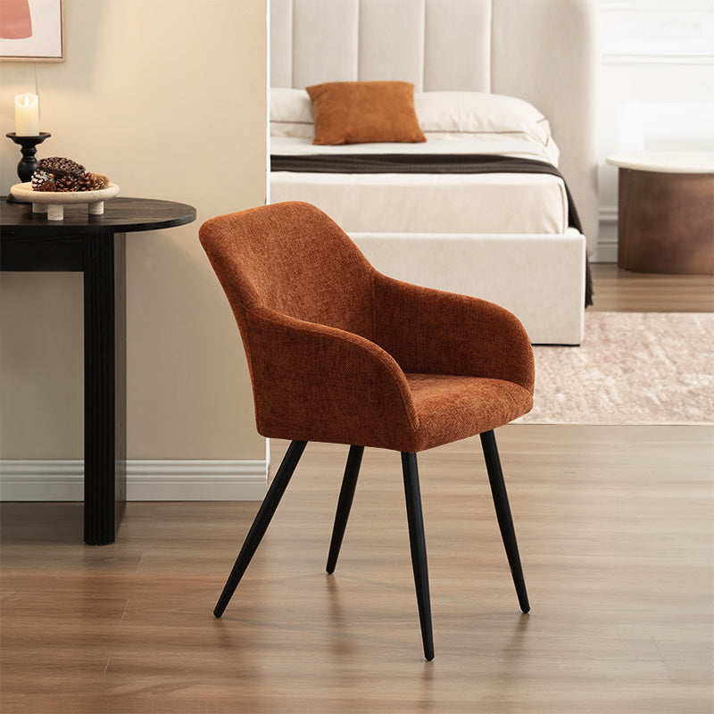 Fauteuil salle à manger Frazer [Lot de 2] [Tissu en lin]