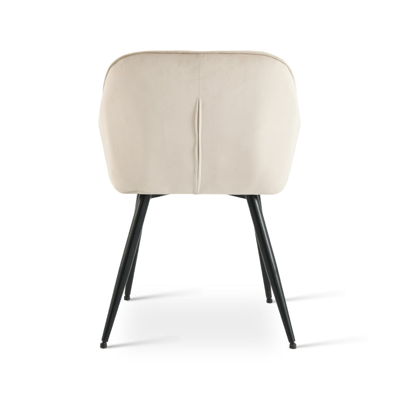 Fauteuil salle à manger Keaton [Lot de 2] [Velours]