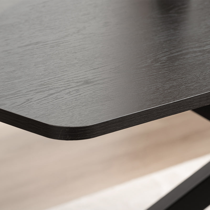 Table de salle à manger rectangulaire Thalia [Bois noir] [180 cm]