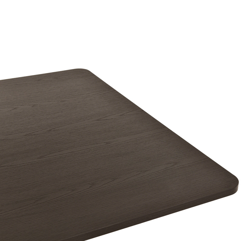 Table de salle à manger rectangulaire Thalia [Bois noir ou noyer] [180 cm]