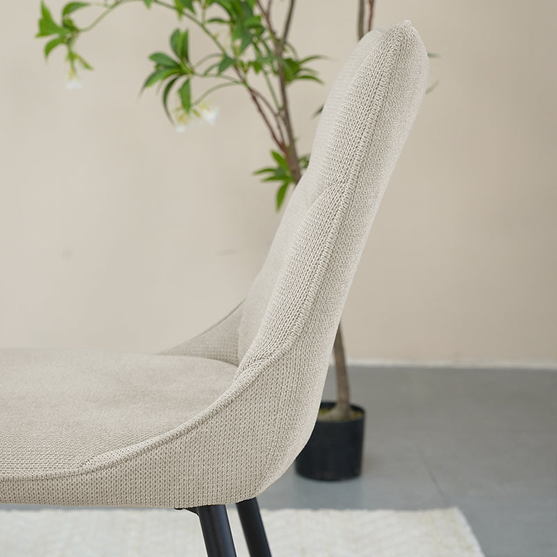 Chaise de Salle à Manger Giselle [Lot de 2] [Tissu en lin]