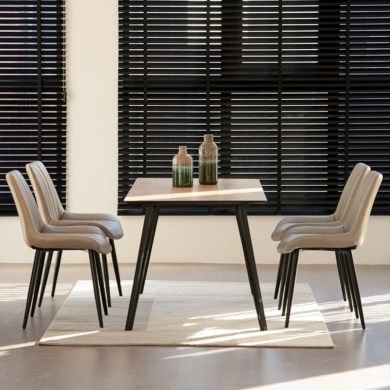 Table à Manger Rectangulaire Fareeha [Teinte bois] [160 cm]