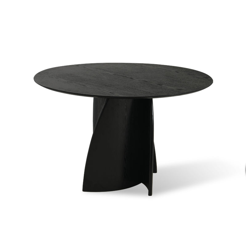 Table de salle à manger ronde Gemma [Noire] [120 cm]