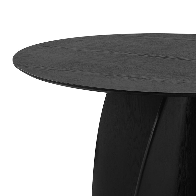 Table de salle à manger ronde Gemma [Noire] [120 cm]