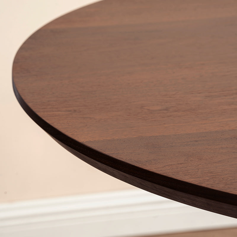 Table de salle à manger ronde extensible Jude [120-160 cm]
