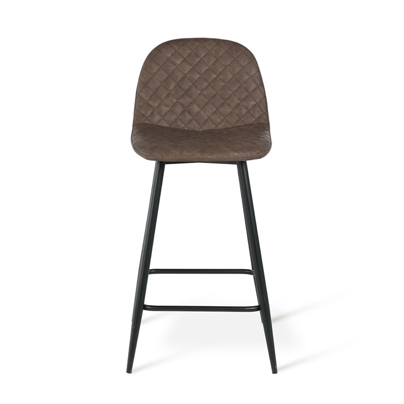 Tabouret De Bar Jarvis Diamond [Lot de 2] [Simili cuir]